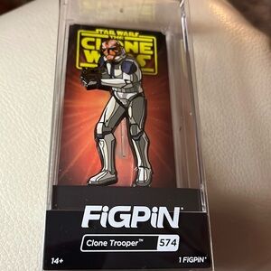 Fig Pin Star Wars - Clone Wars - Clone Trooper ! New in case.